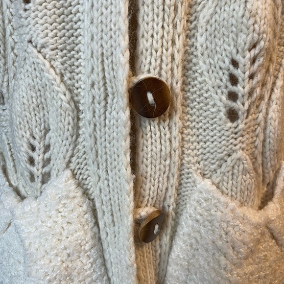 Far Away From Close Sweater Vest Cream Button Front 
Anthropologie - Picture 3 of 5